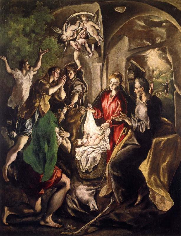 El Greco The Adoratin of the Shepherds oil painting picture